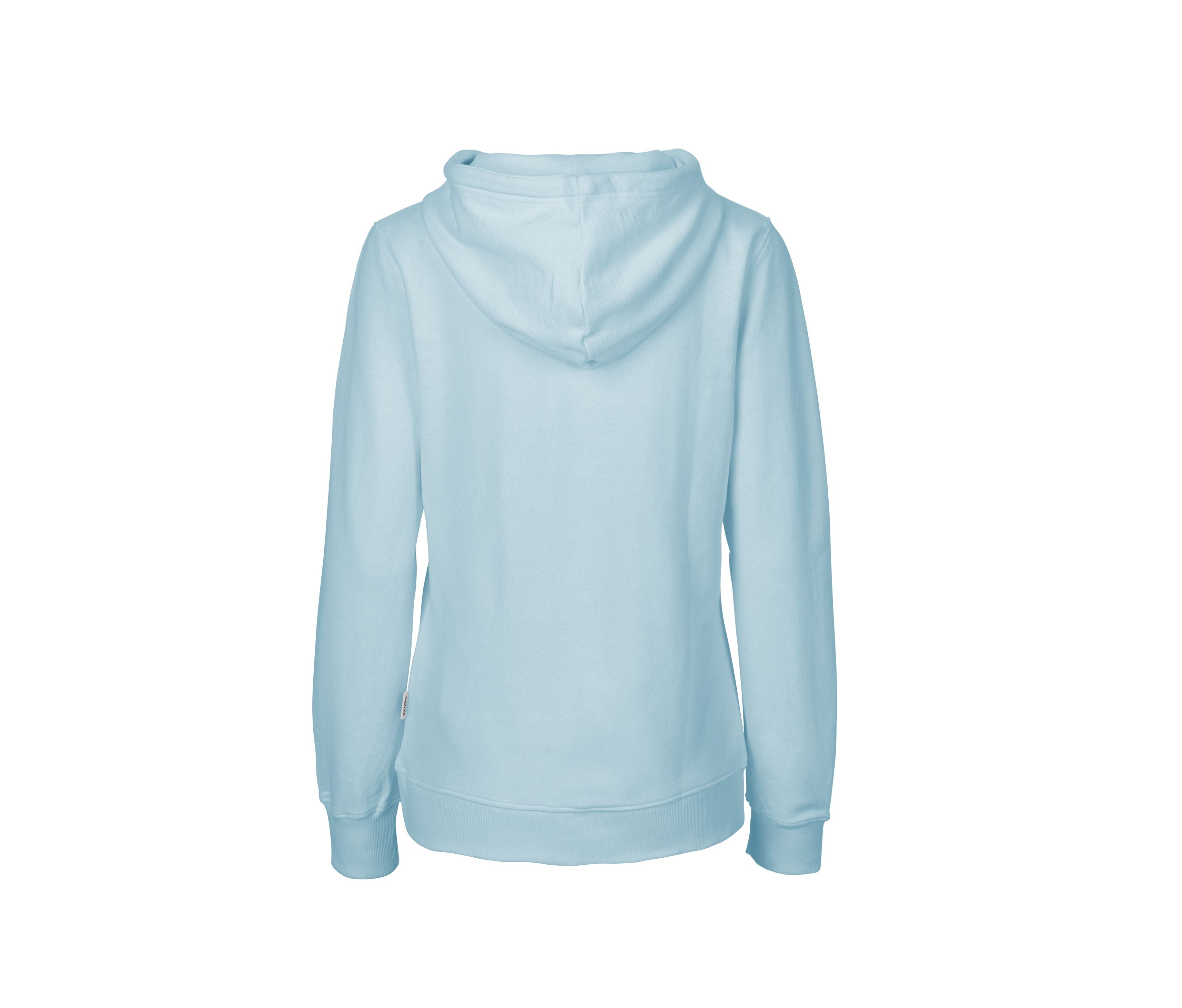Sweat Capuche Zippé Femme - Light Blue
