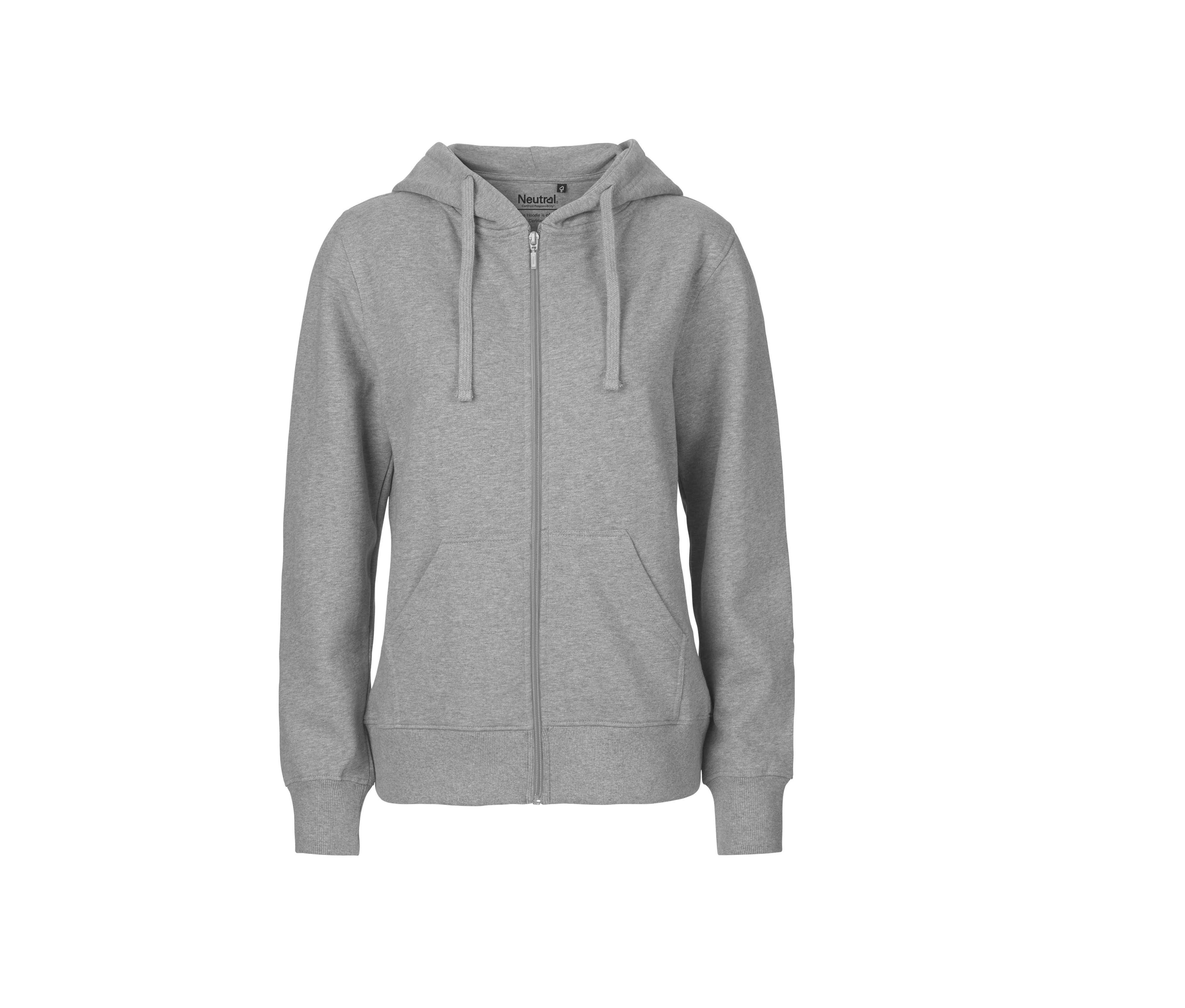 Sweat Capuche Zippé Femme - Sport Grey
