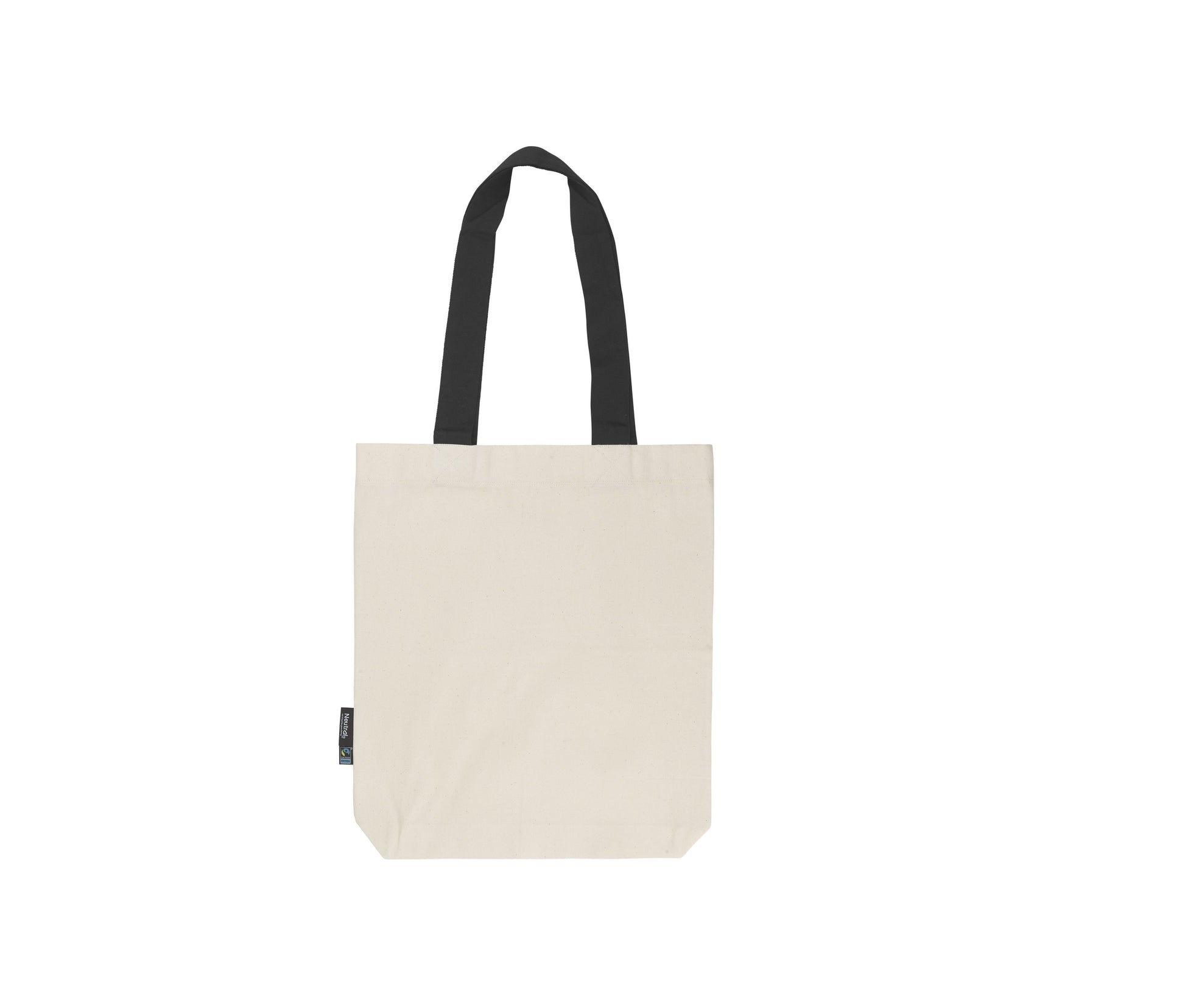 Sac Shopping Anses Contrastées - Nature/black