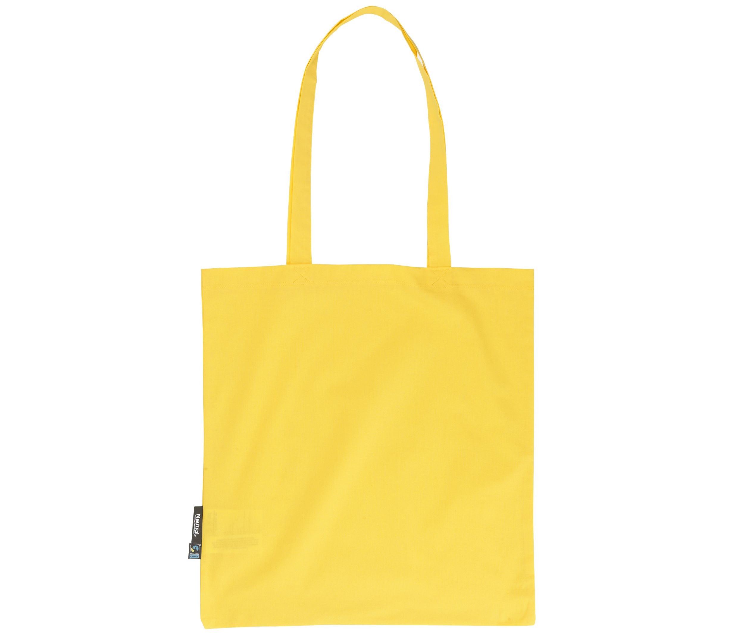 Sac Shopping Anses Longues - Yellow