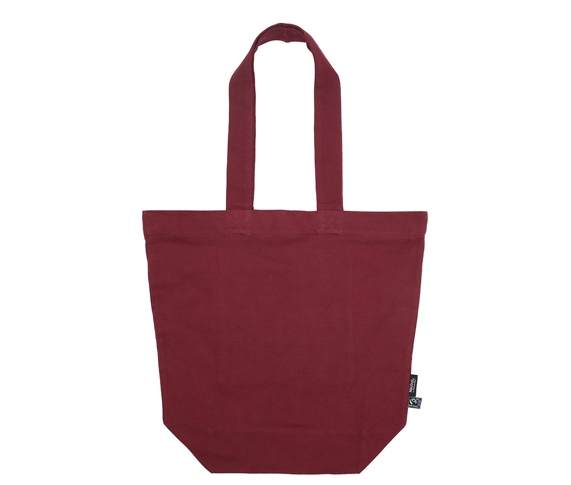 Sac Shopping Avec Fermeture Zippée - Bordeaux
