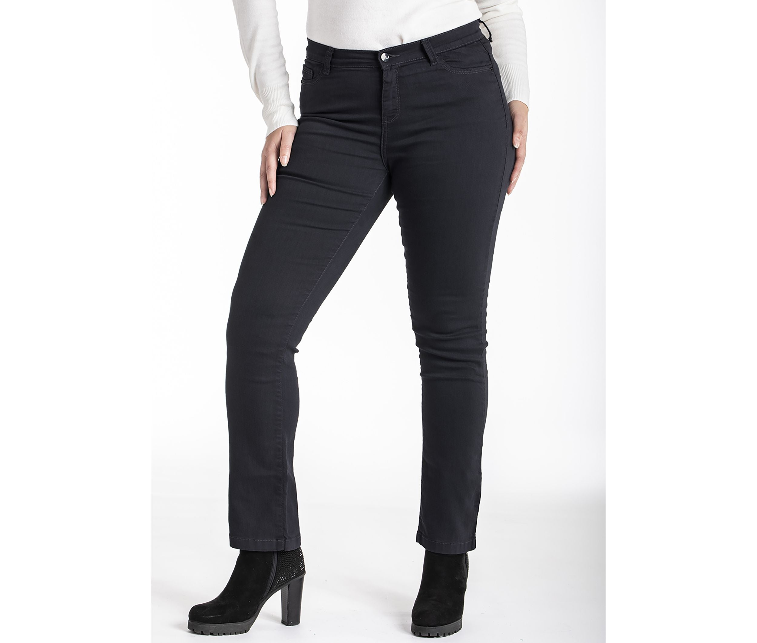 Jean Taille Haute - Black