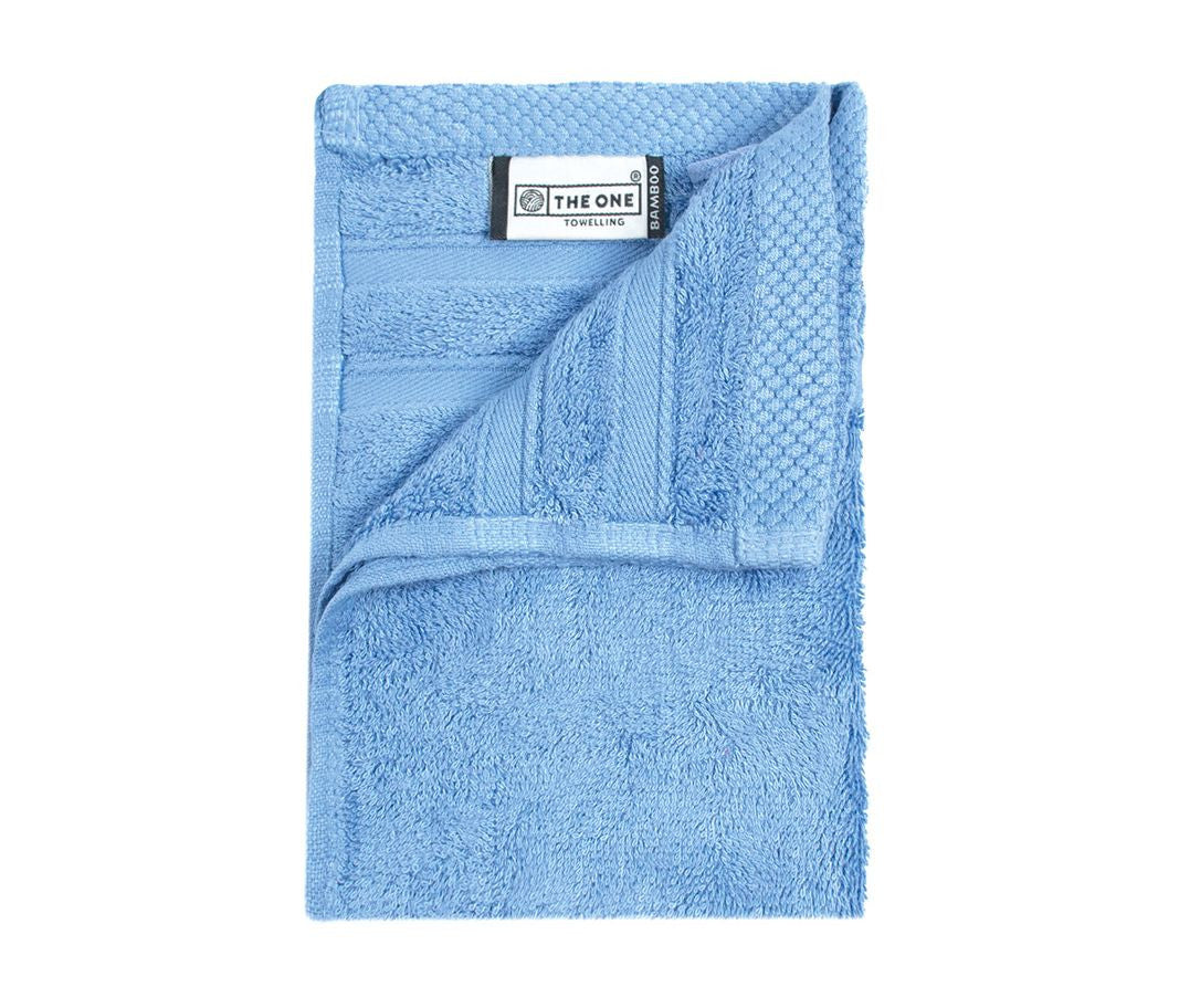 Serviette Pour Invités en Bambou - Aqua Azure