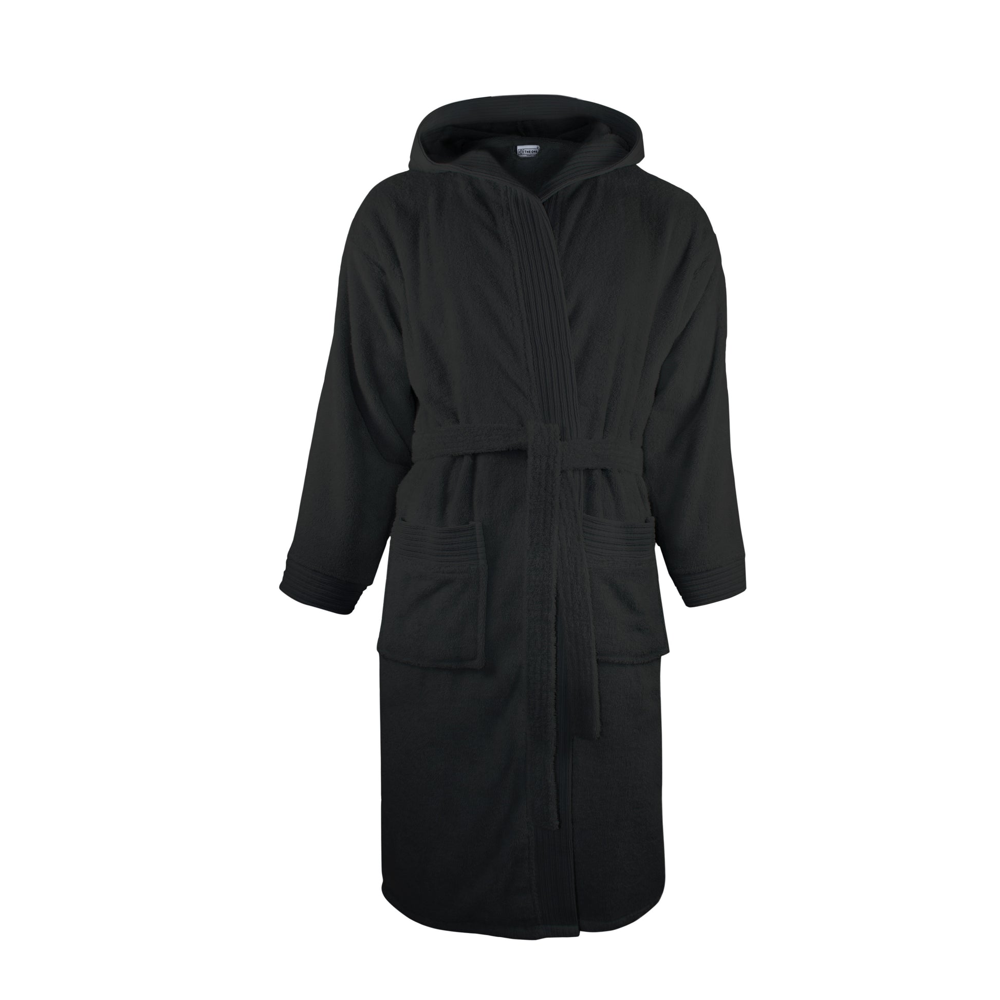 Peignoir à Capuche Classic - Black