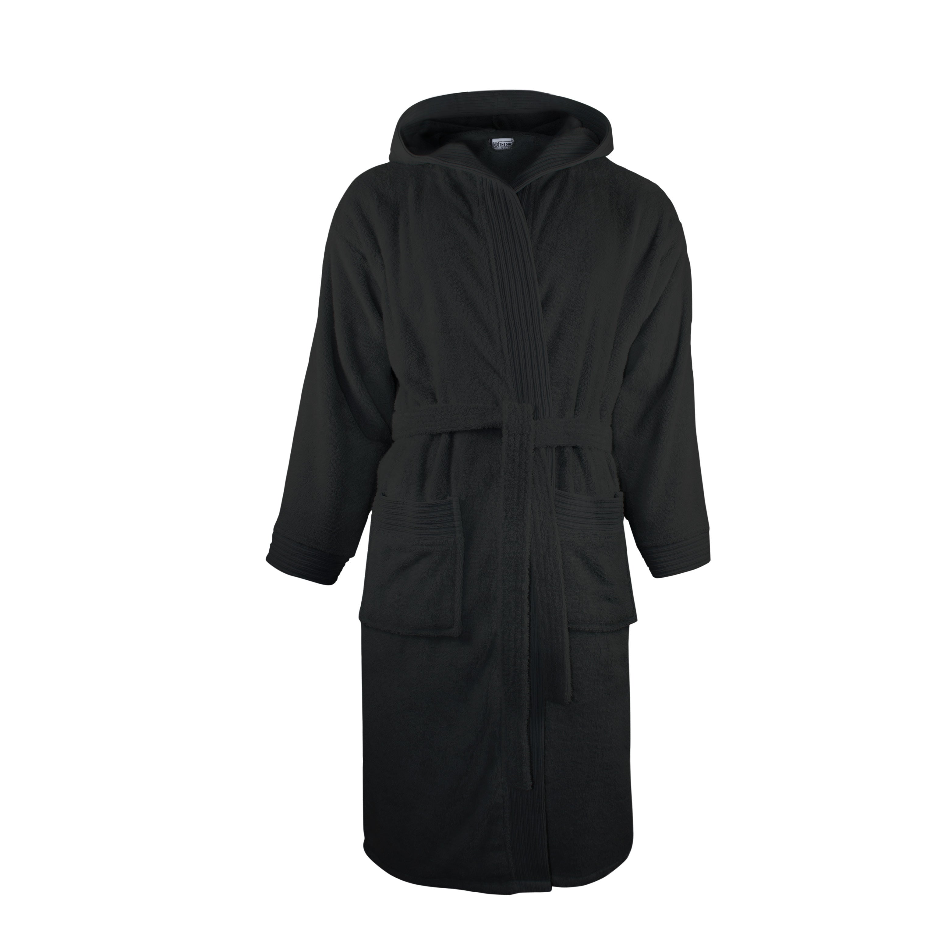 Peignoir à Capuche Classic - Black