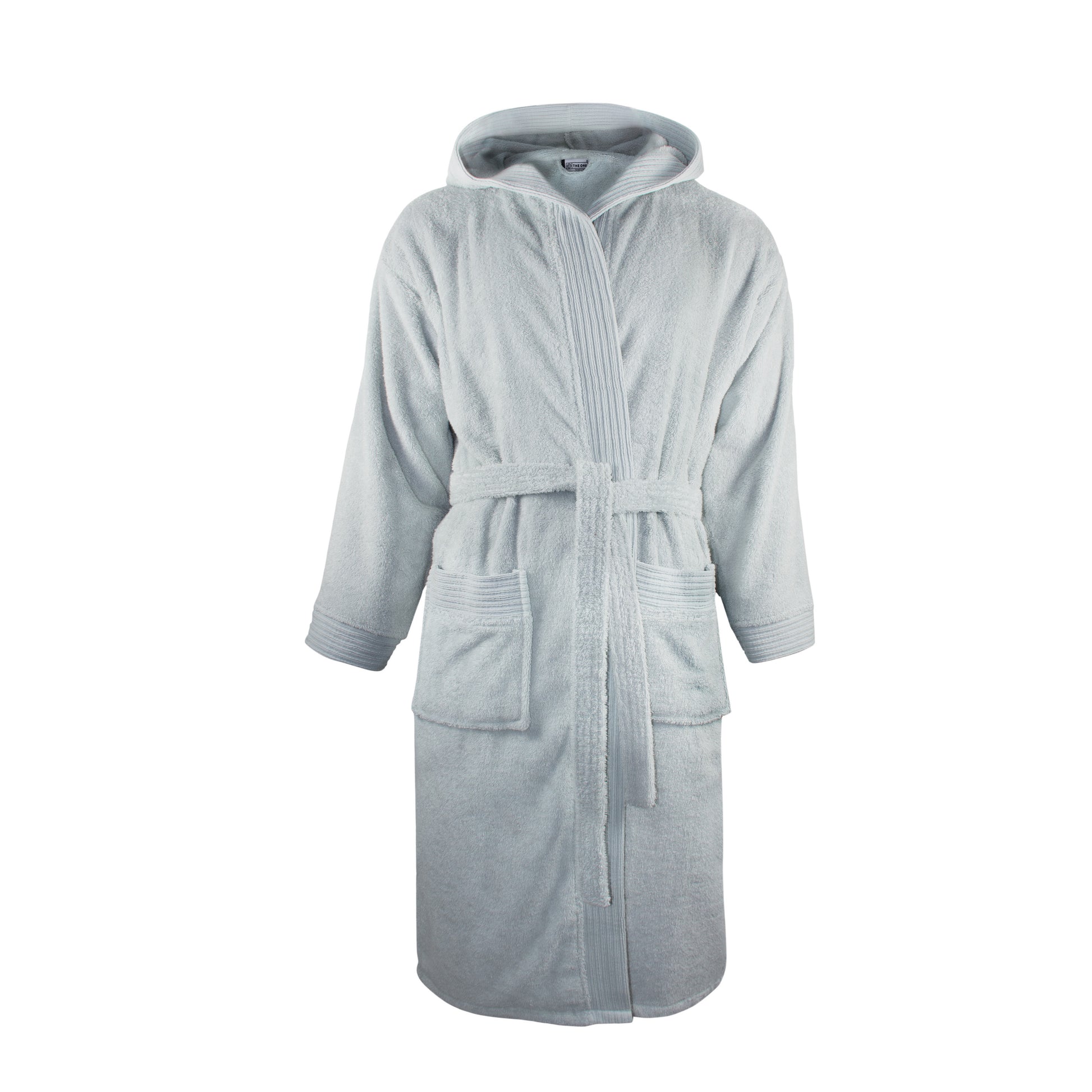 Peignoir à Capuche Classic - Silver Grey