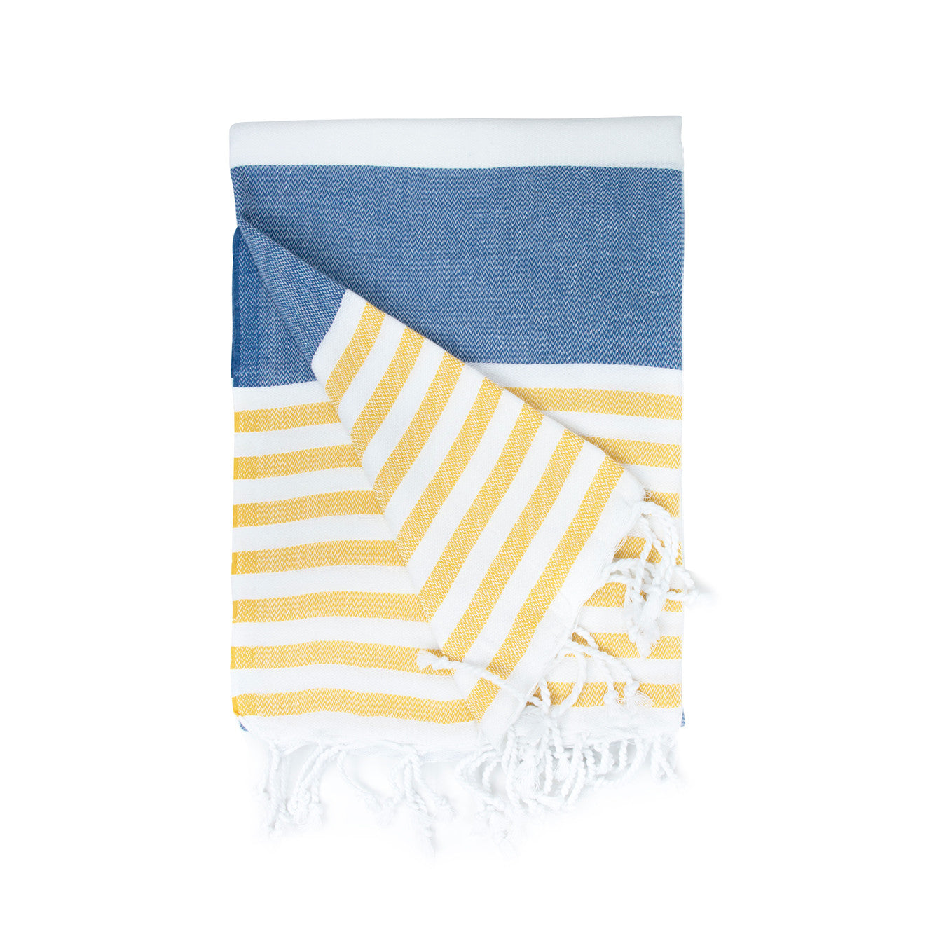 Fouta Marine - Navy Blue/gold