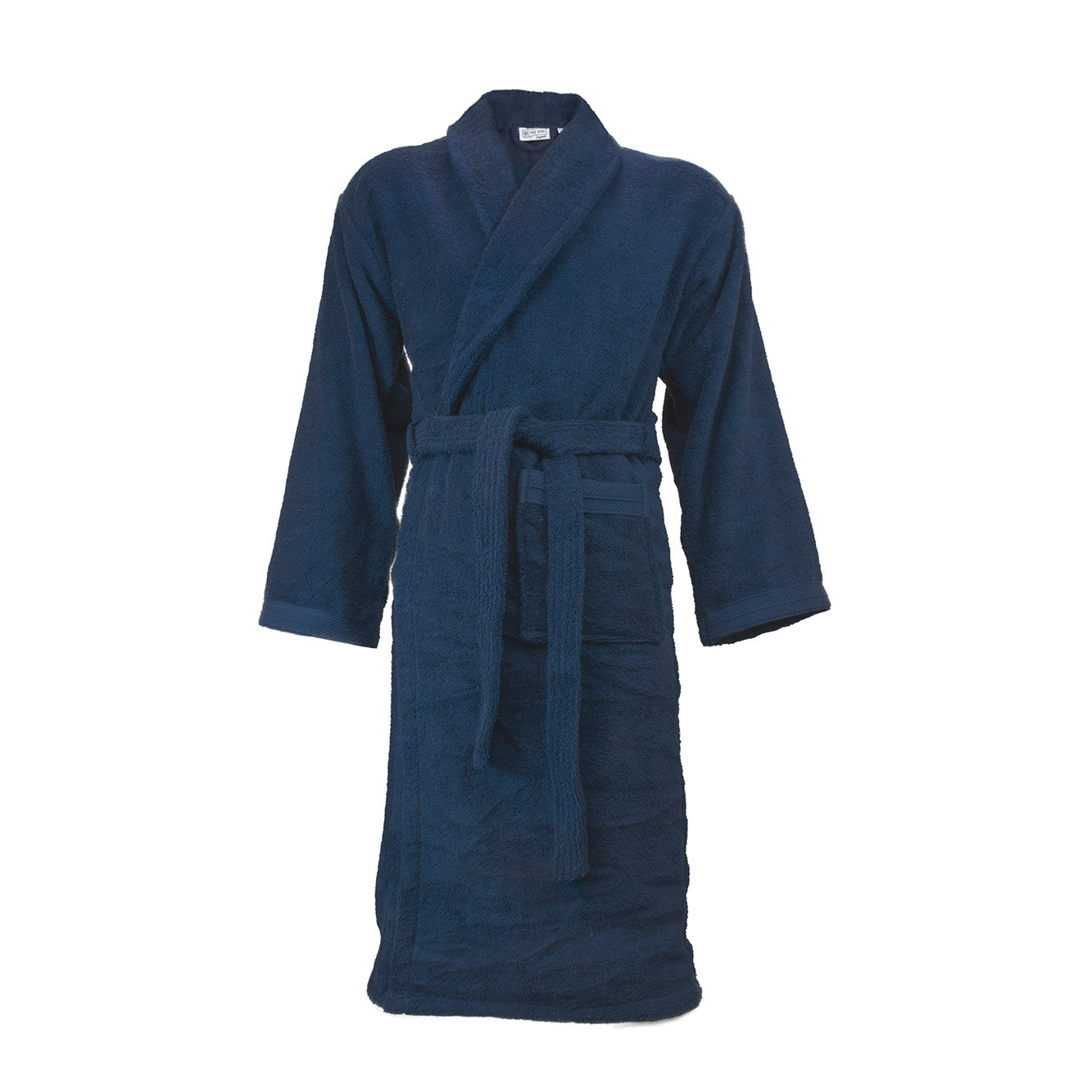 Peignoir en Coton Organique - Navy Blue