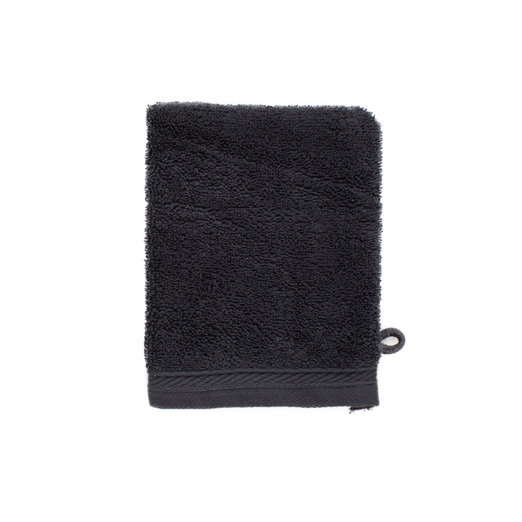 Gant de Toilette en Coton Organique - Anthracite