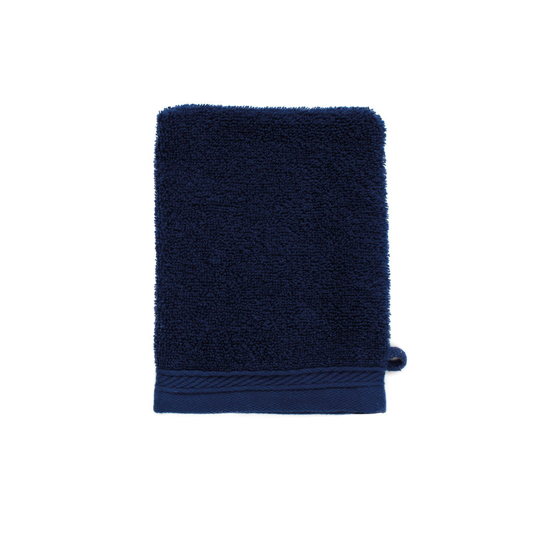 Gant de Toilette en Coton Organique - Navy Blue
