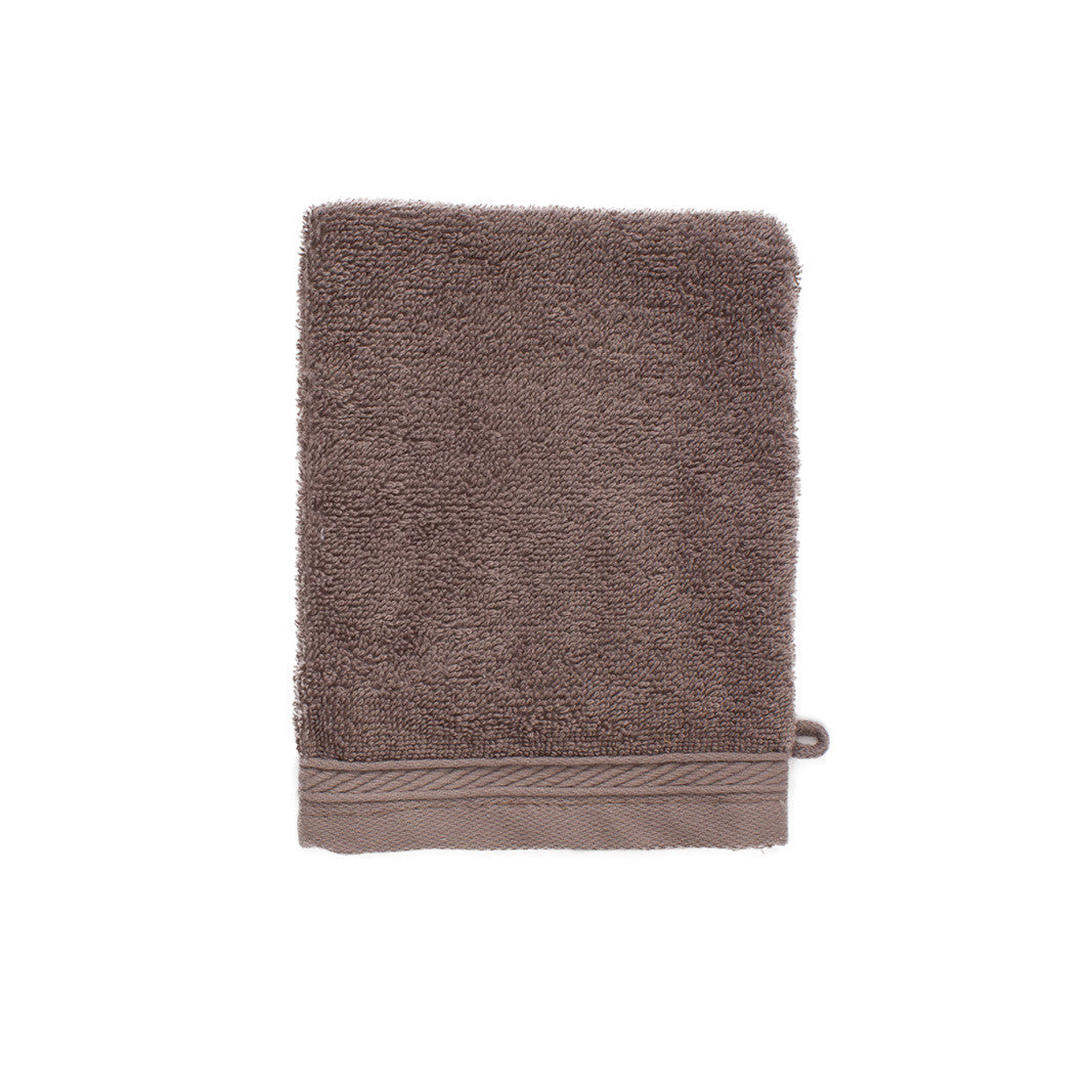 Gant de Toilette en Coton Organique - Taupe