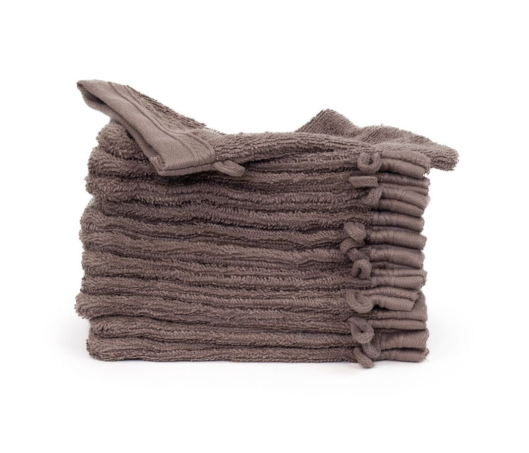 Gant de Toilette en Coton Organique - Taupe