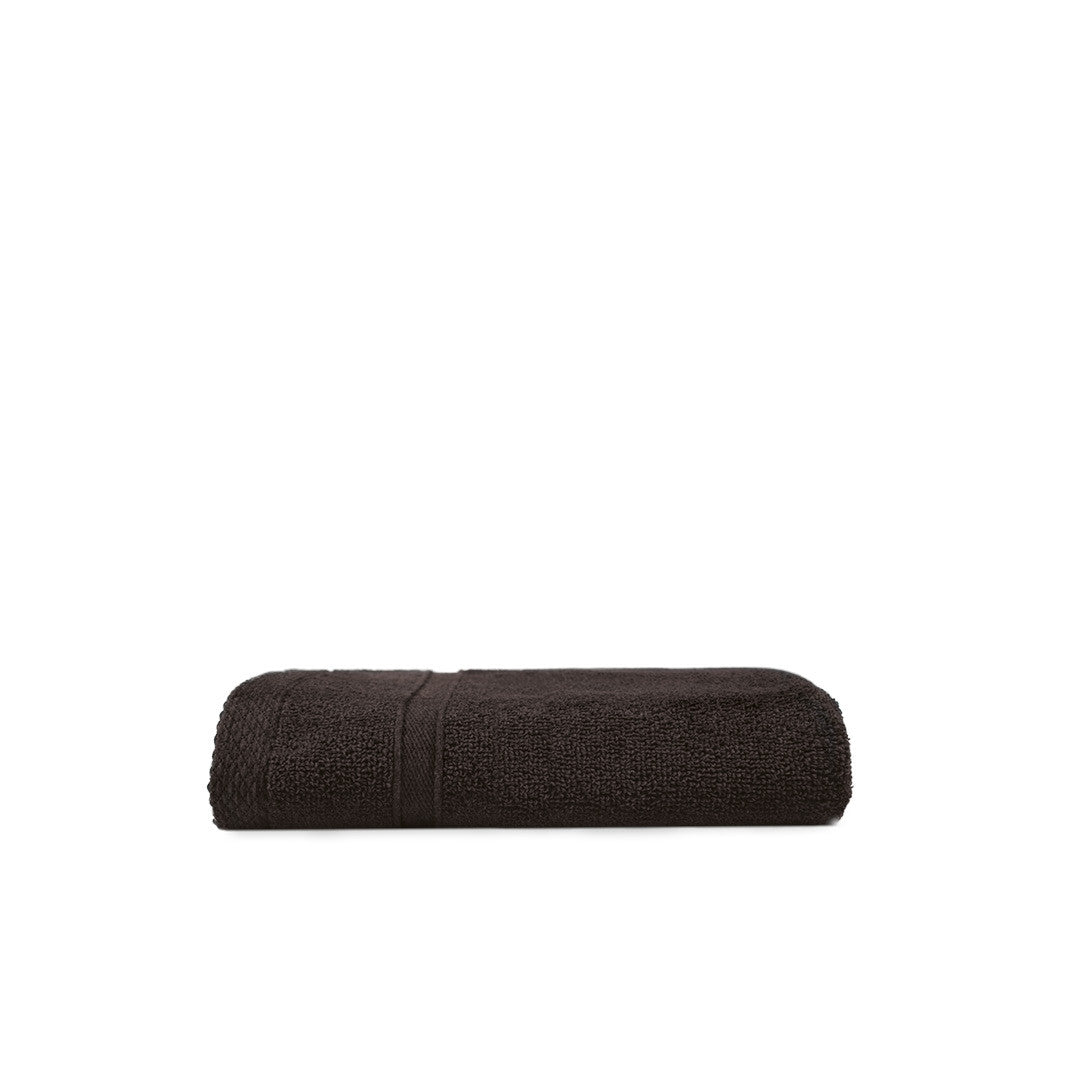 Serviette de Toilette en Coton et Polyester Recyclé - Anthracite