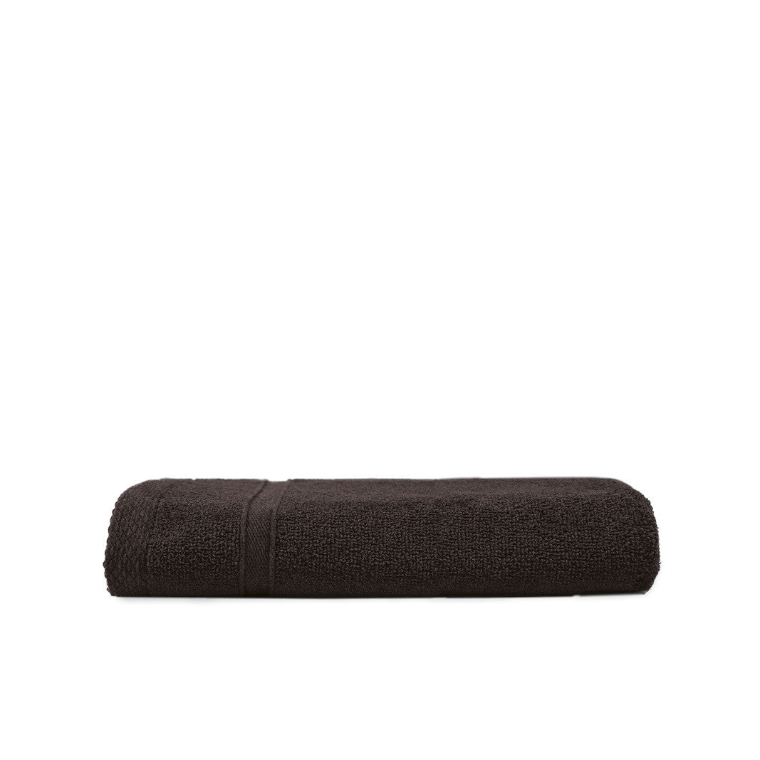Serviette de Bain en Coton et Polyester Recyclé - Anthracite