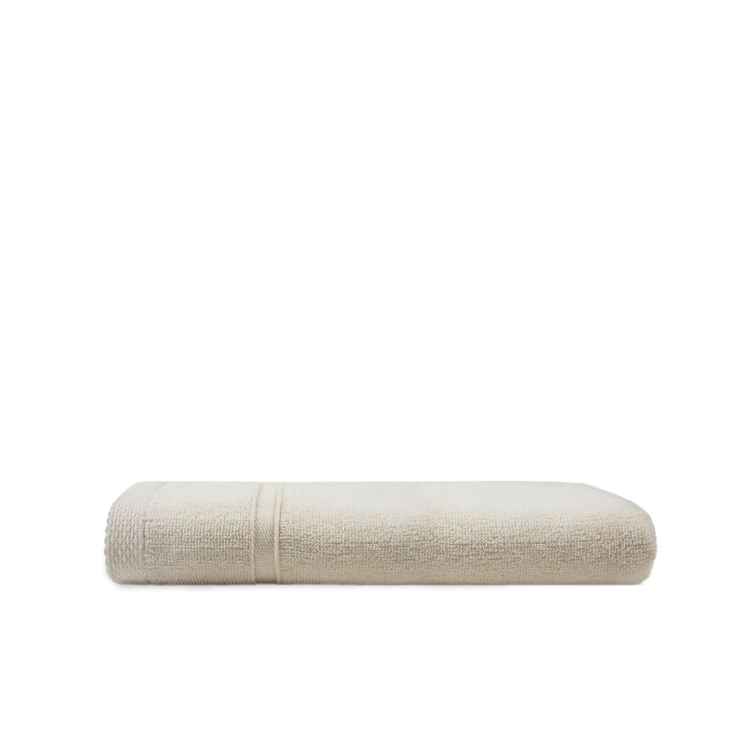 Serviette de bain en coton et polyester recyclé