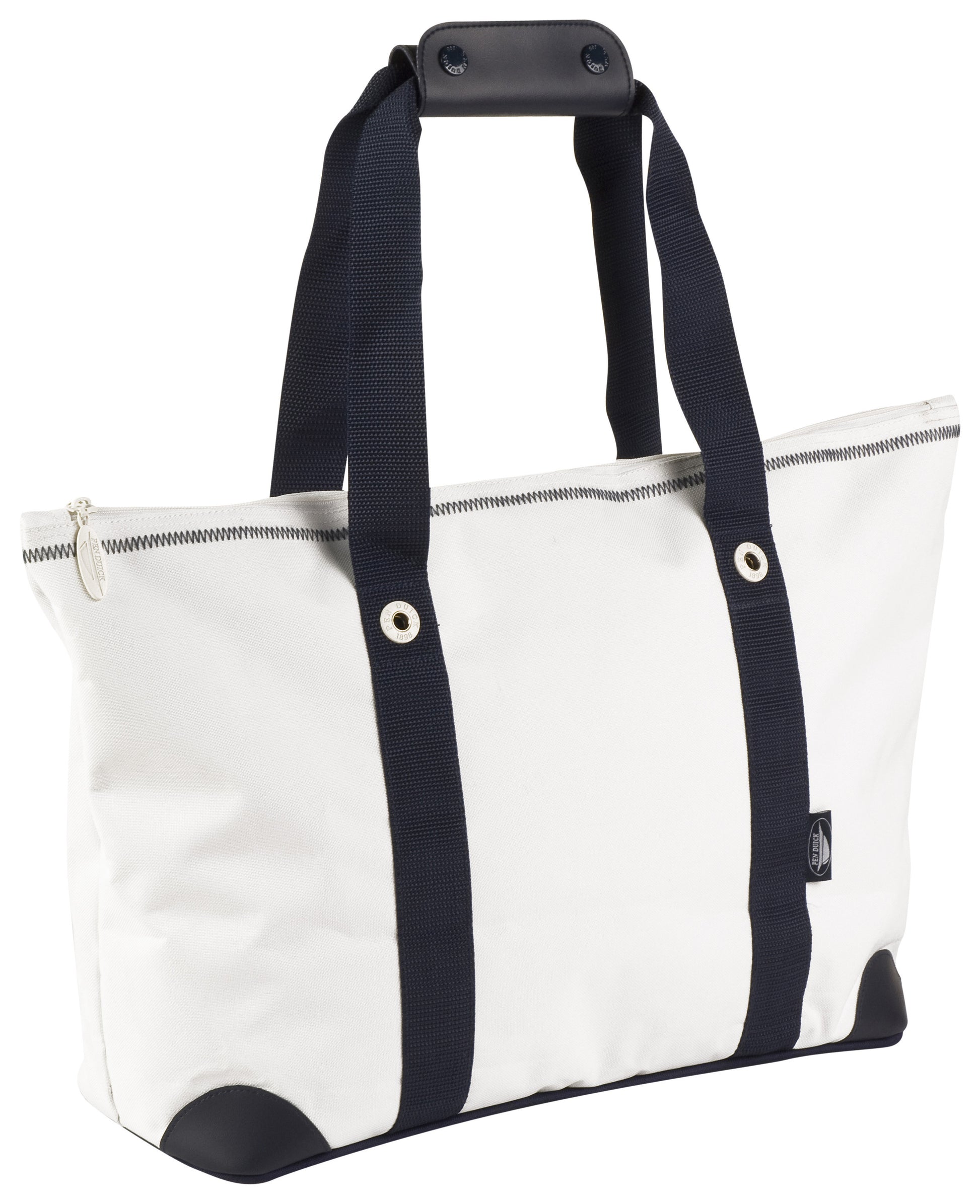 Sac Shopping - White/navy
