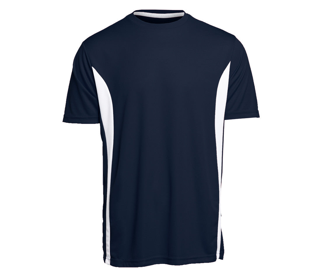 Tee-Shirt Respirant Sport - Navy/white