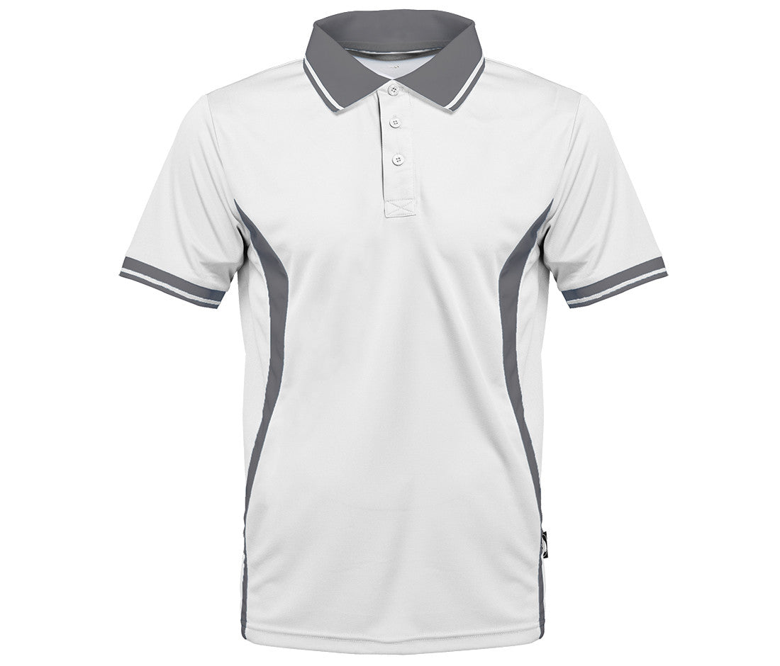 Polo Respirant Sport - White/titanium