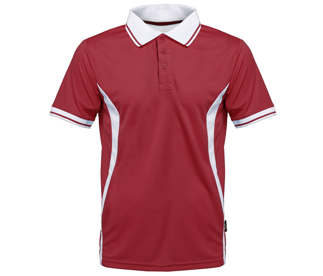 Polo Respirant Sport - Red/white