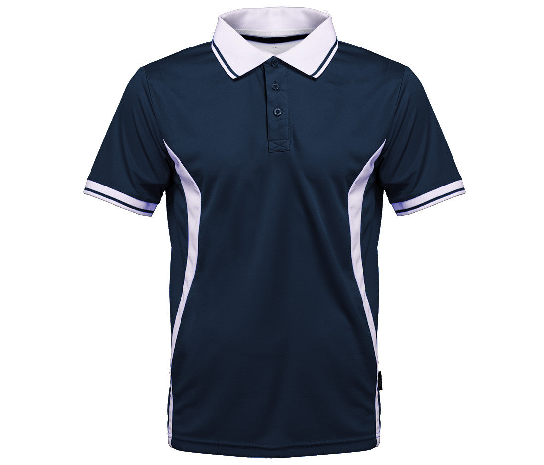 Polo Respirant Sport - Navy/white