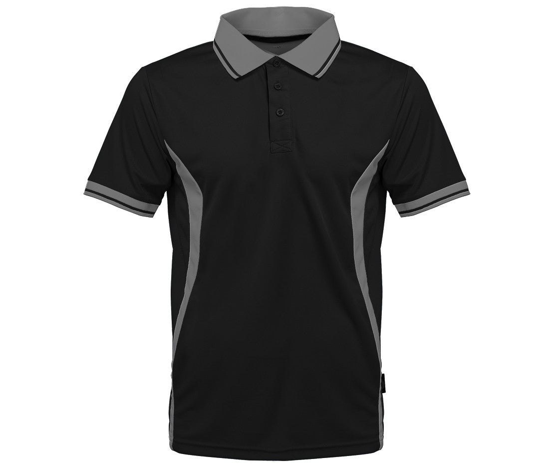 Polo Respirant Sport - Black/titanium