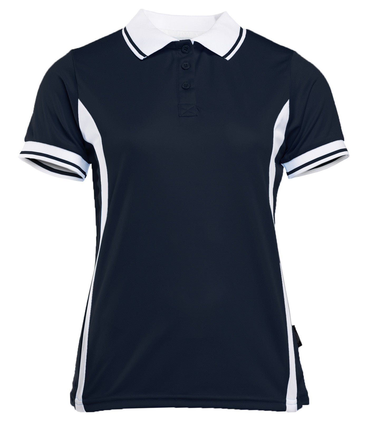Polo Respirant Sport - Navy/white