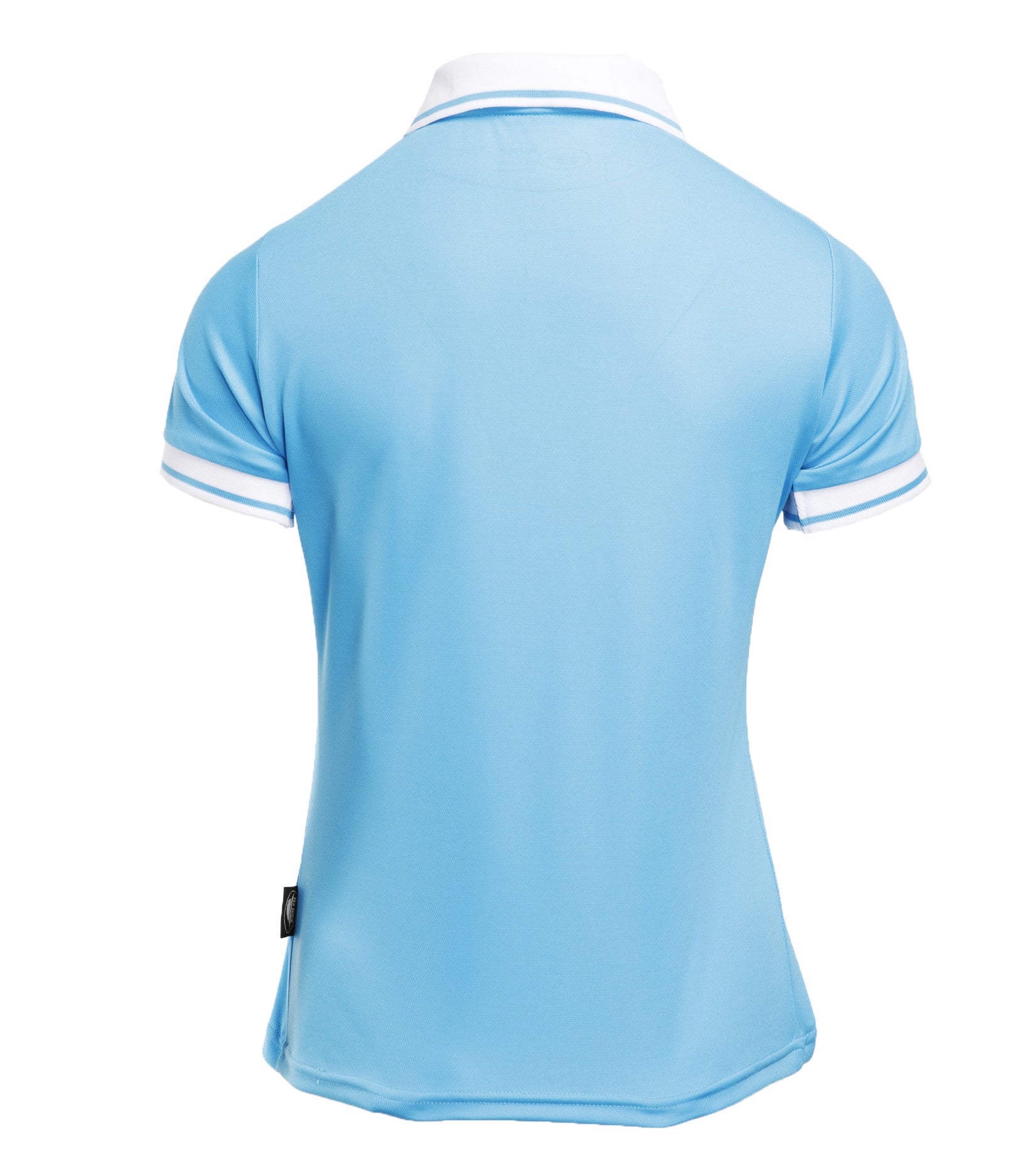 Polo Respirant Sport - Azure/white