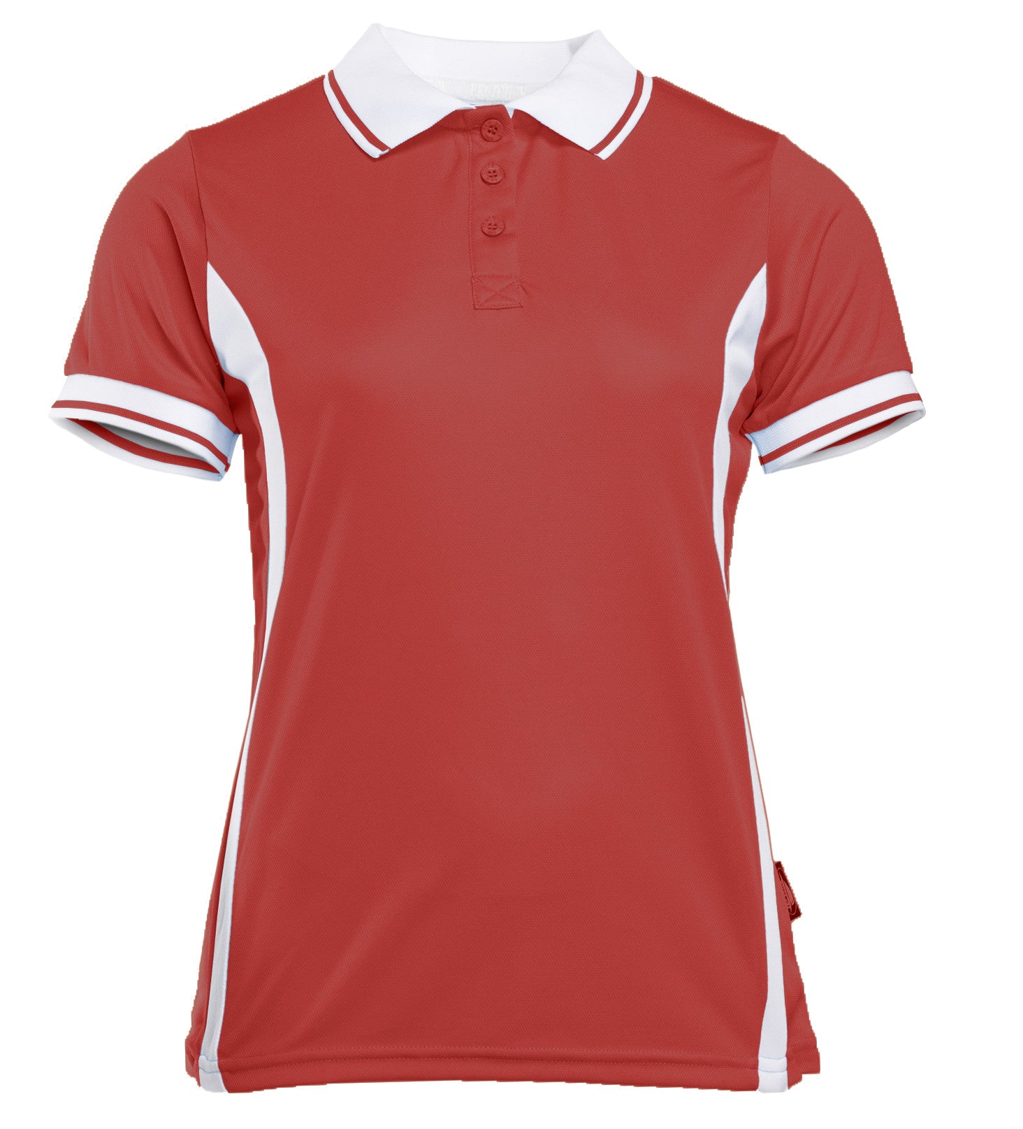 Polo Respirant Sport - Red/white
