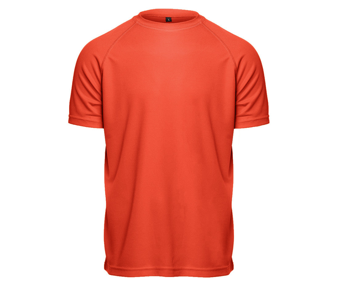 Tee-Shirt Respirant Homme - Fluorescent Orange