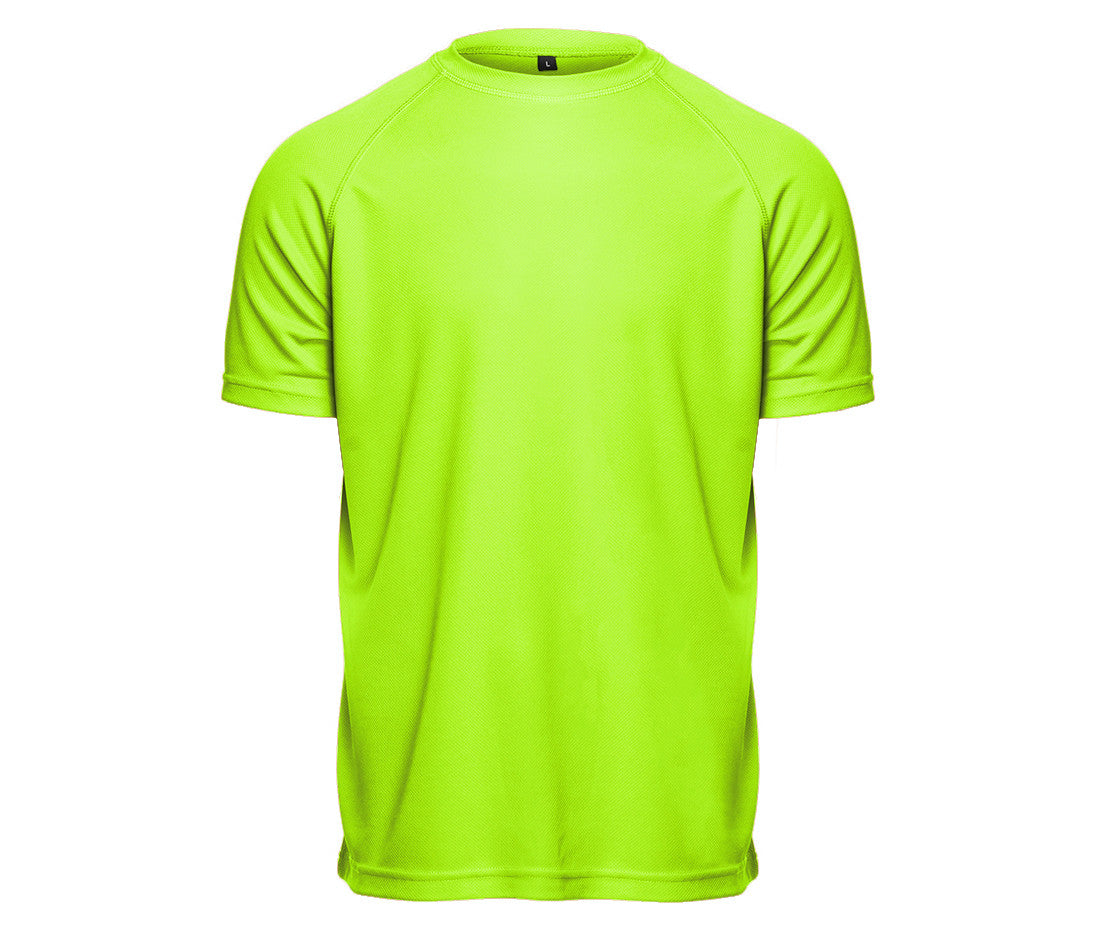 Tee-Shirt Respirant Homme - Fluorescent Green