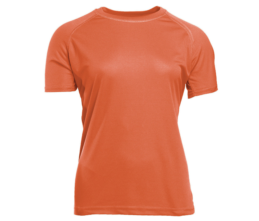 Tee-Shirt Respirant Femme - Fluorescent Orange