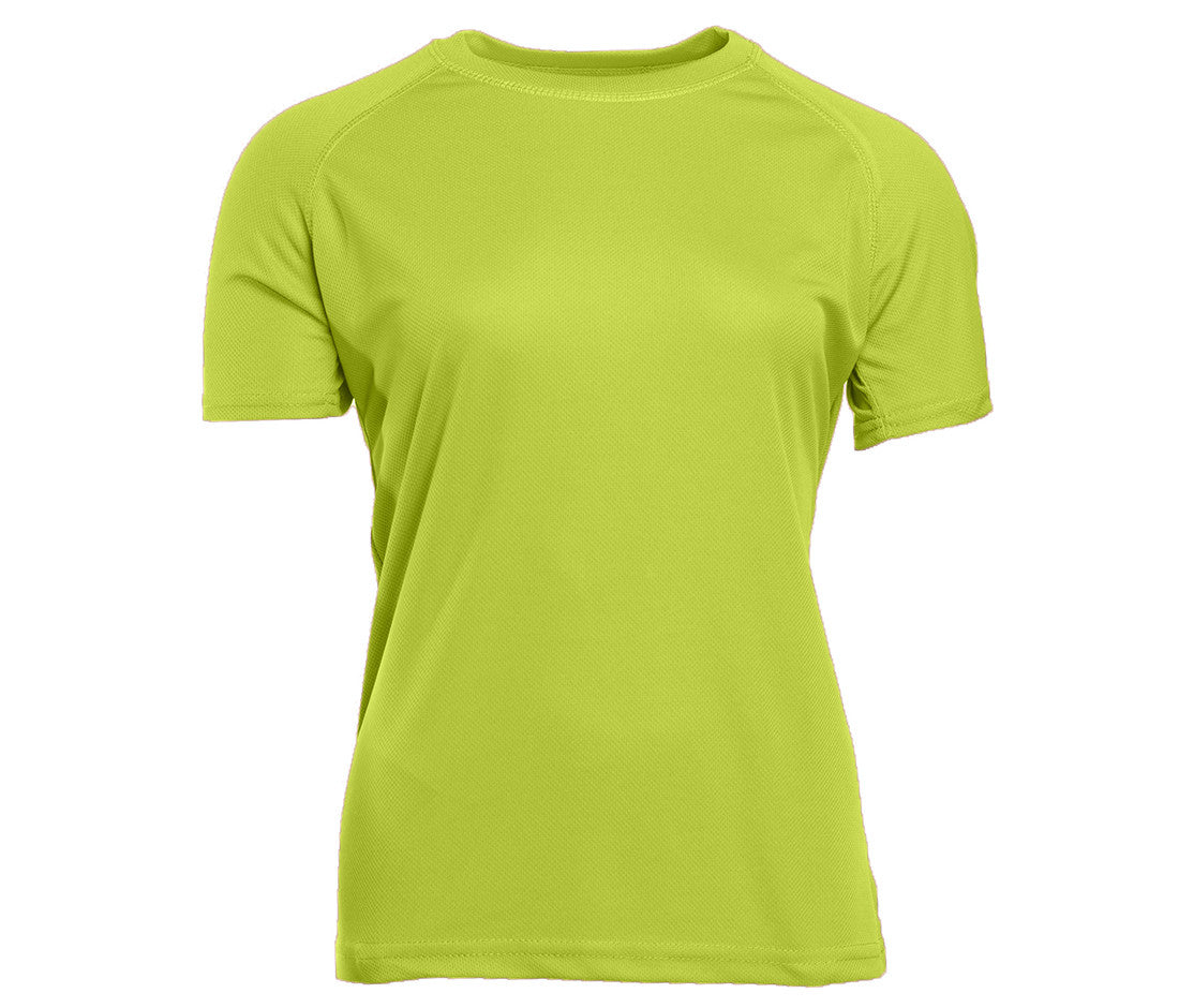 Tee-Shirt Respirant Femme - Fluorescent Yellow