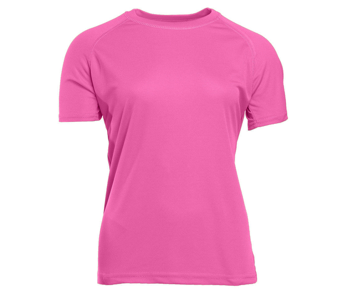 Tee-Shirt Respirant Femme - Fluorescent Pink