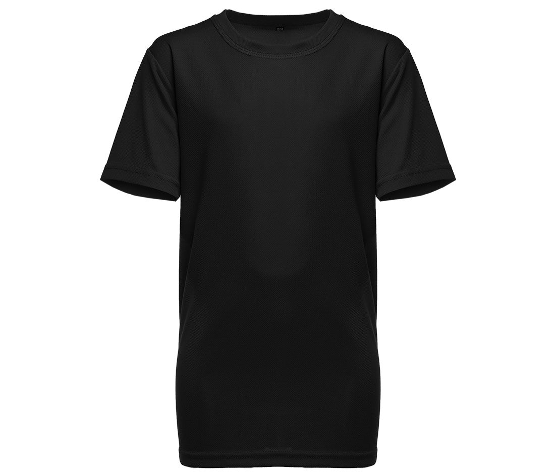 Tee-Shirt Enfant Respirant - Black