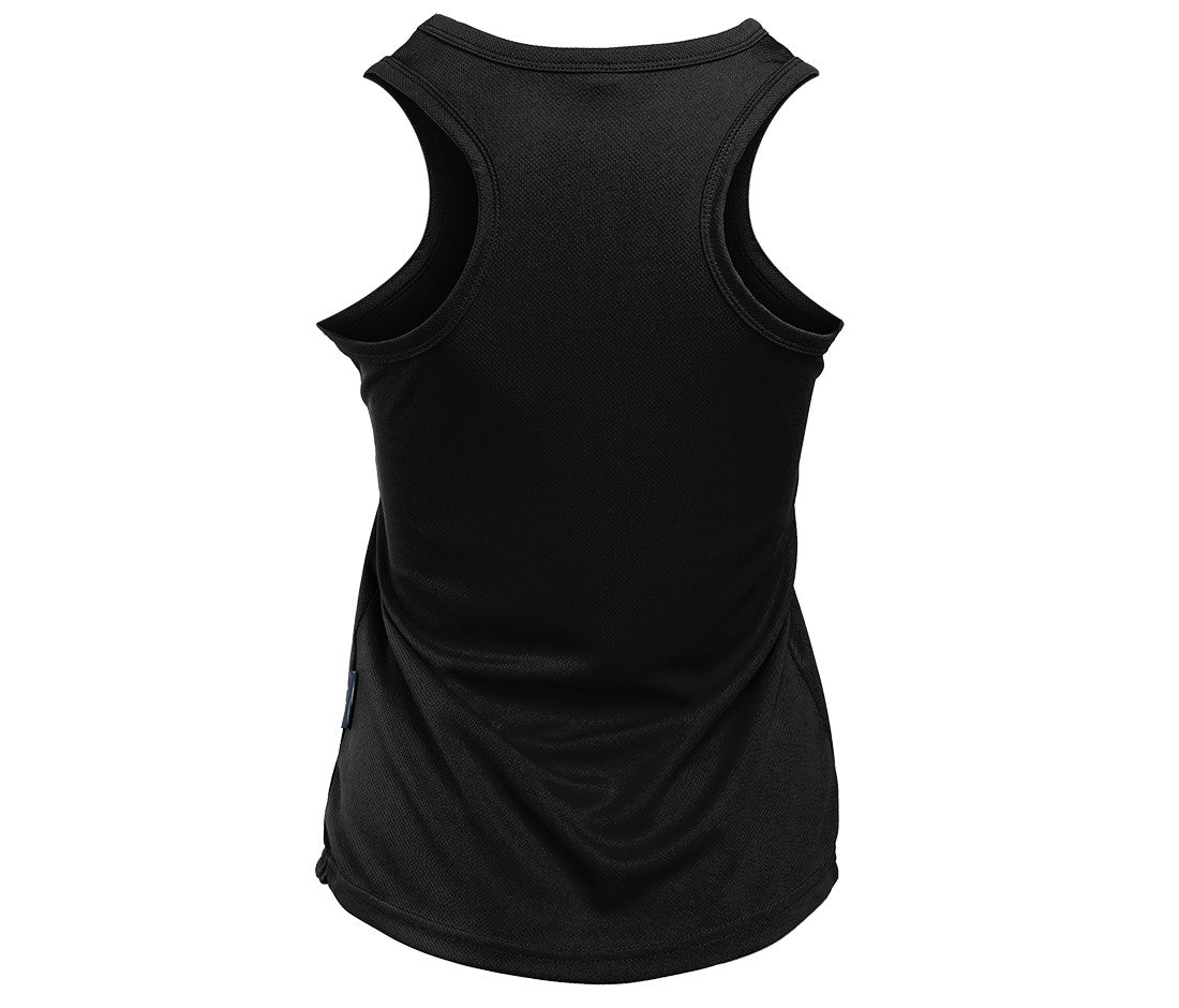 Débardeur Respirant Femme Col en V - Black