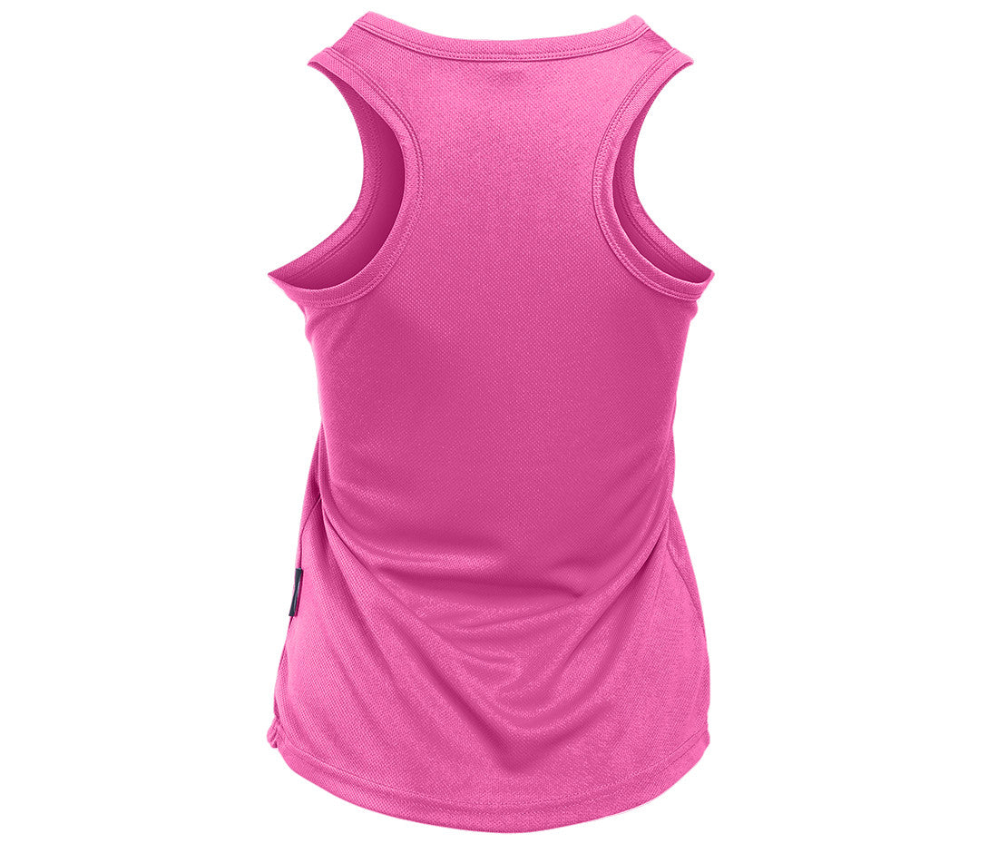 Débardeur Respirant Femme Col en V - Fluorescent Pink
