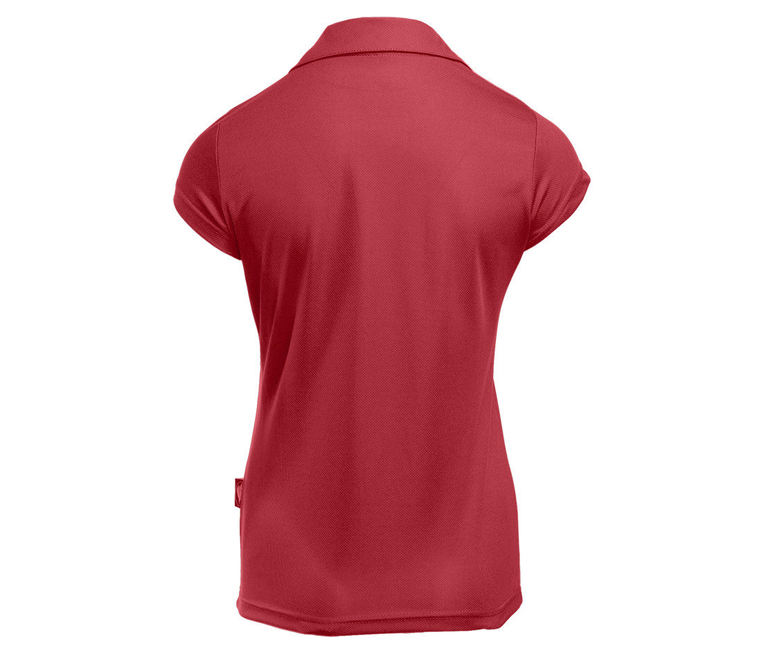 Polo Respirant Femme - Bright Red