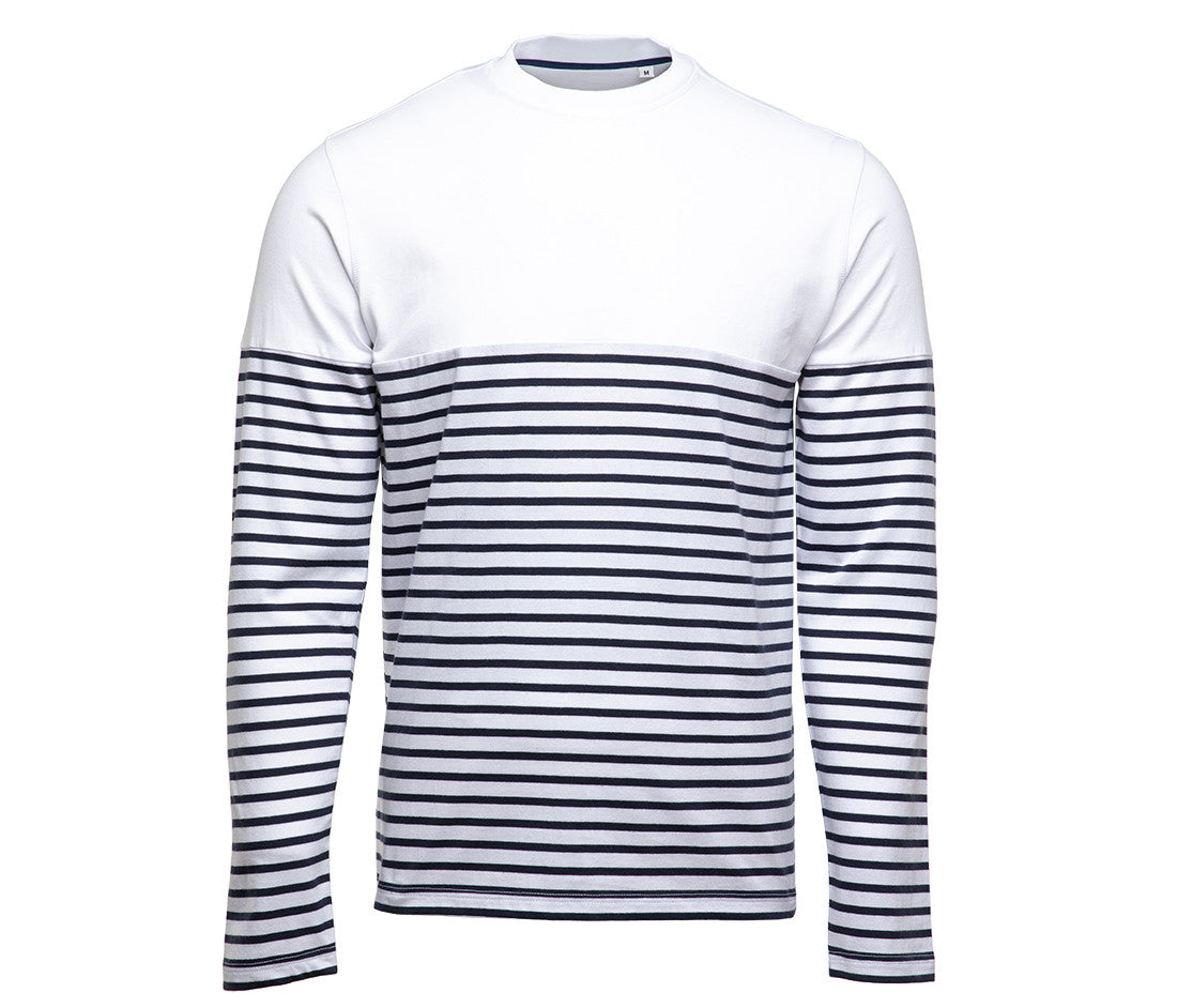 Marinière Manches Longues - White / Navy