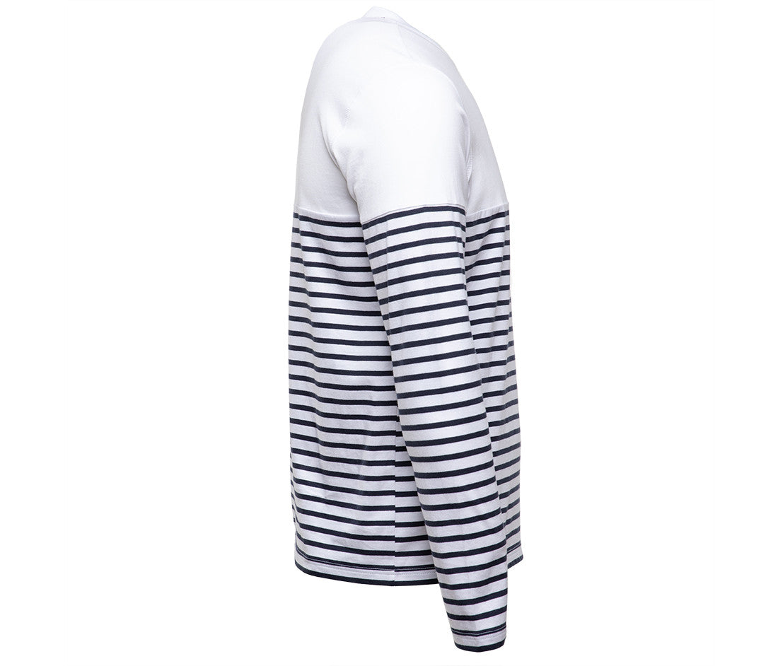 Marinière Manches Longues - White / Navy