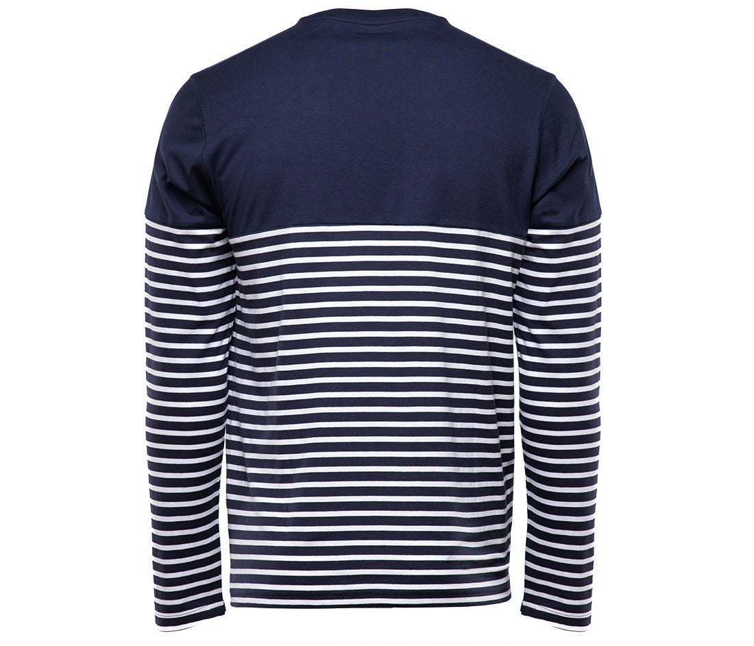Marinière Manches Longues - Navy / White