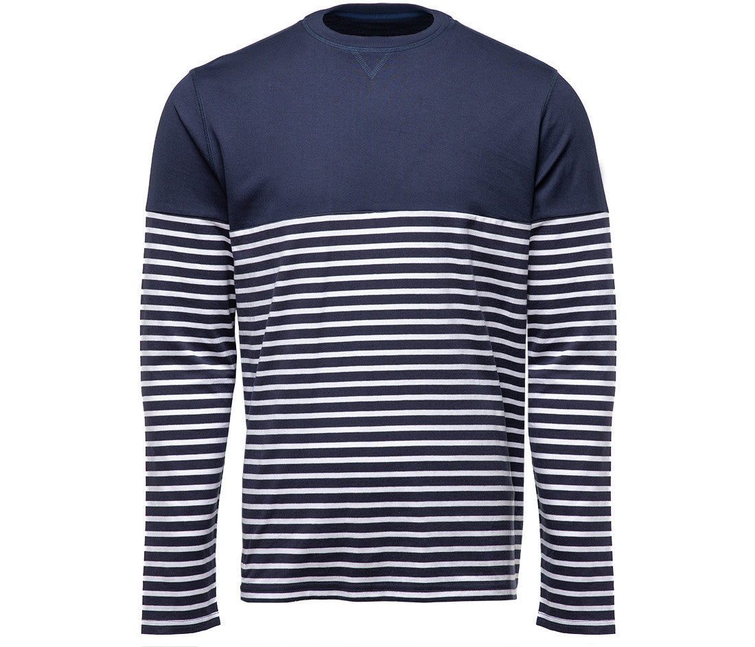Marinière Manches Longues - Navy / White