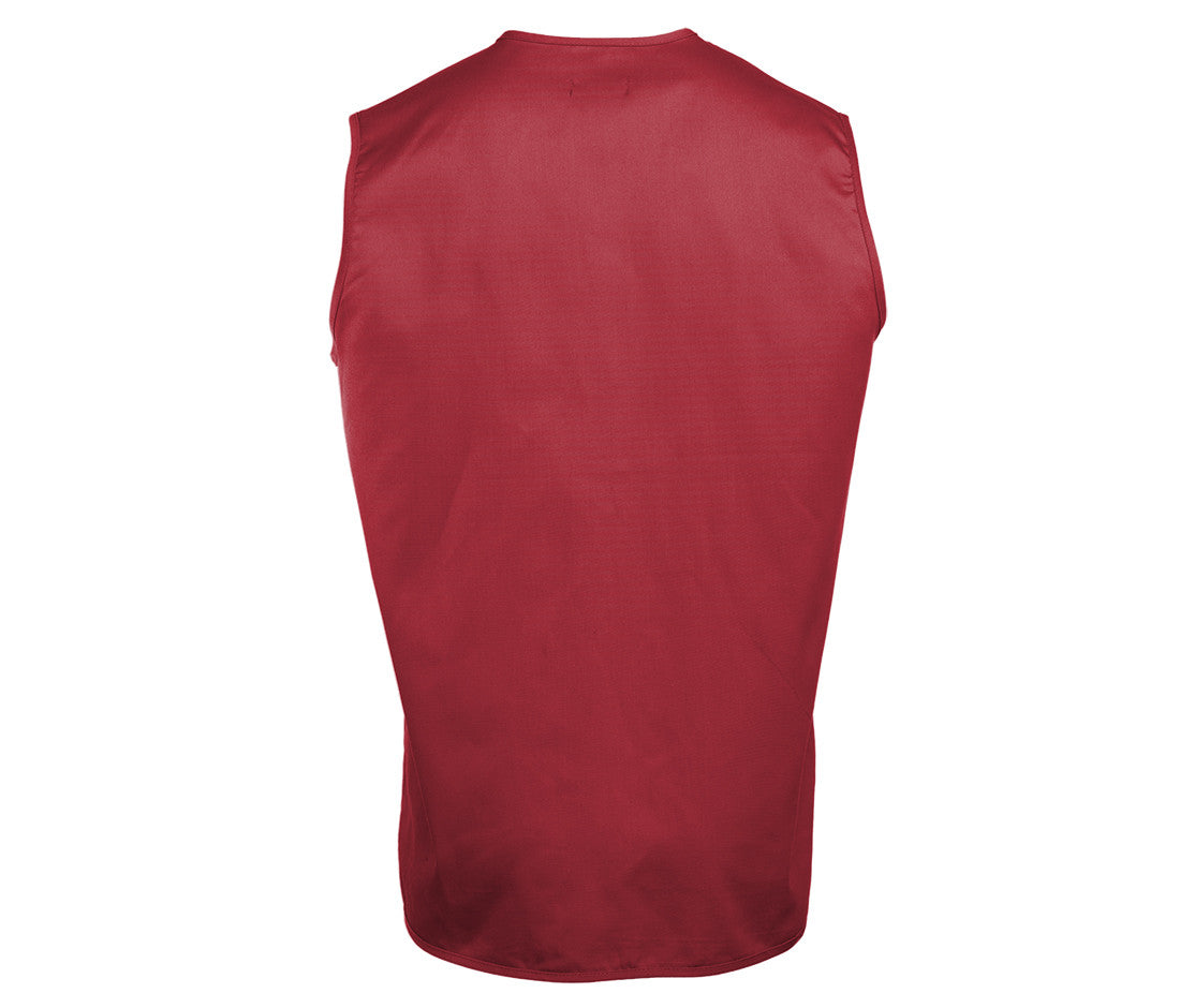 Gilet Multi-Poches Polycoton - Red