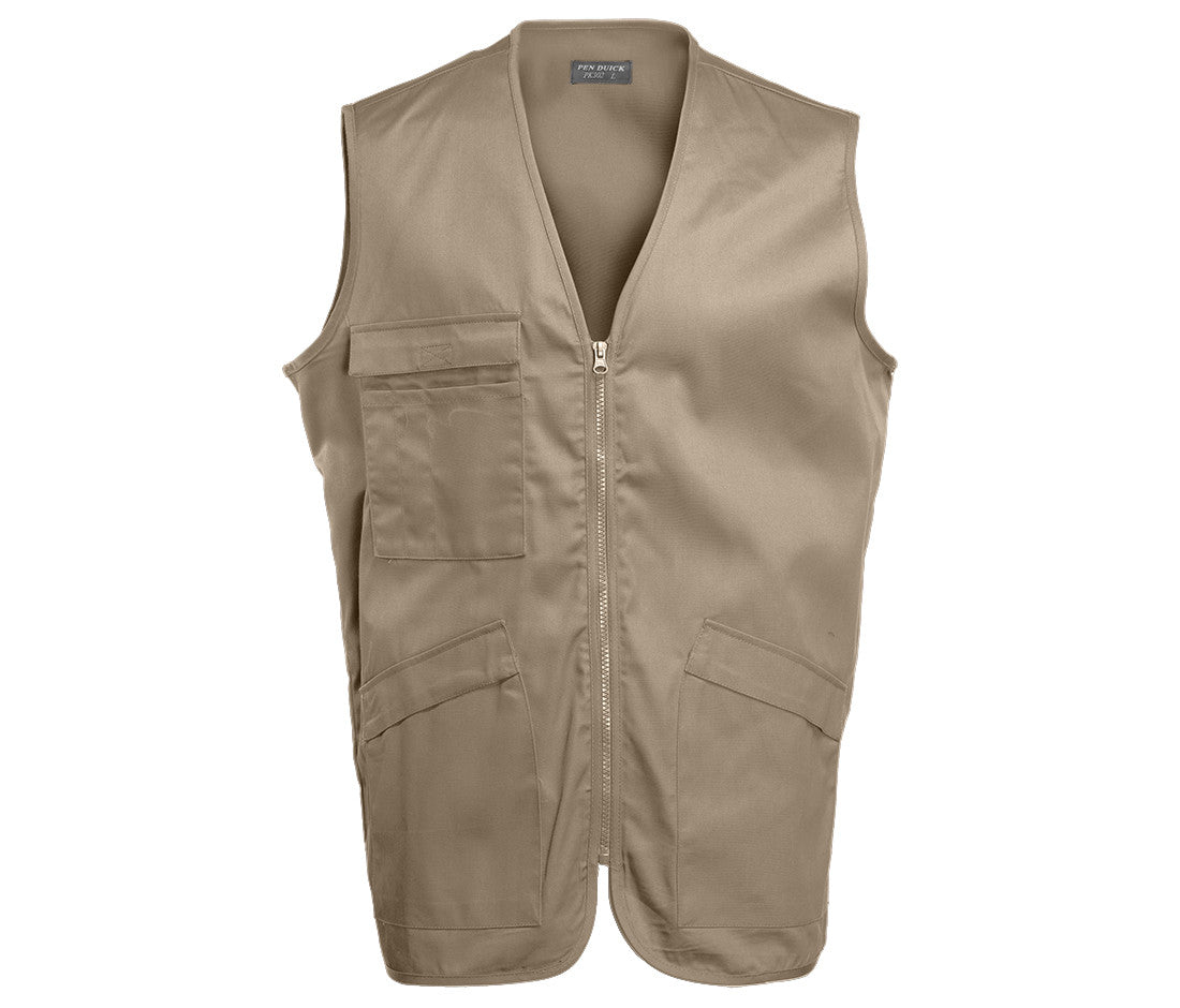 Gilet Multi-Poches Polycoton - Sand