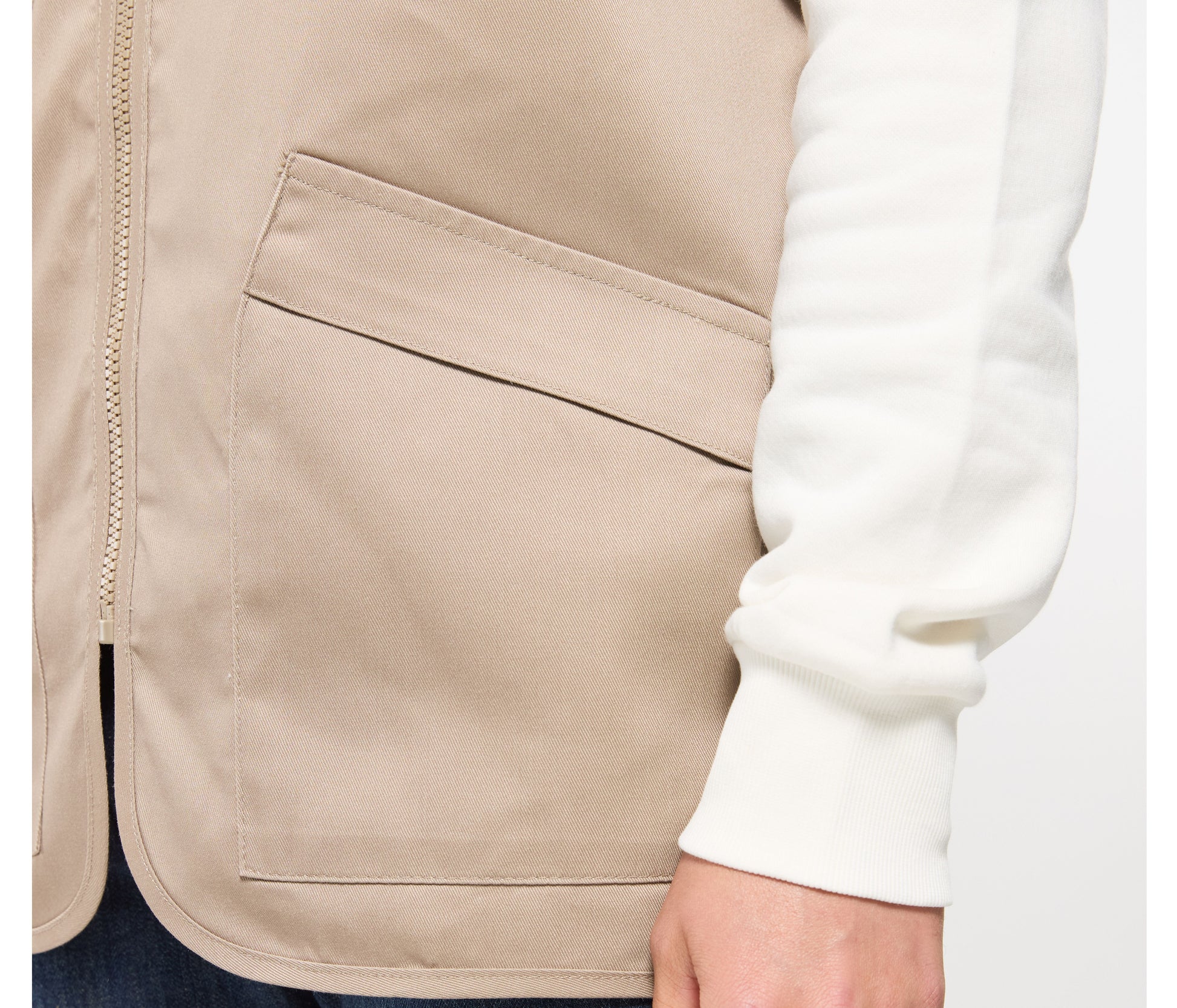 Gilet multi-poches polycoton