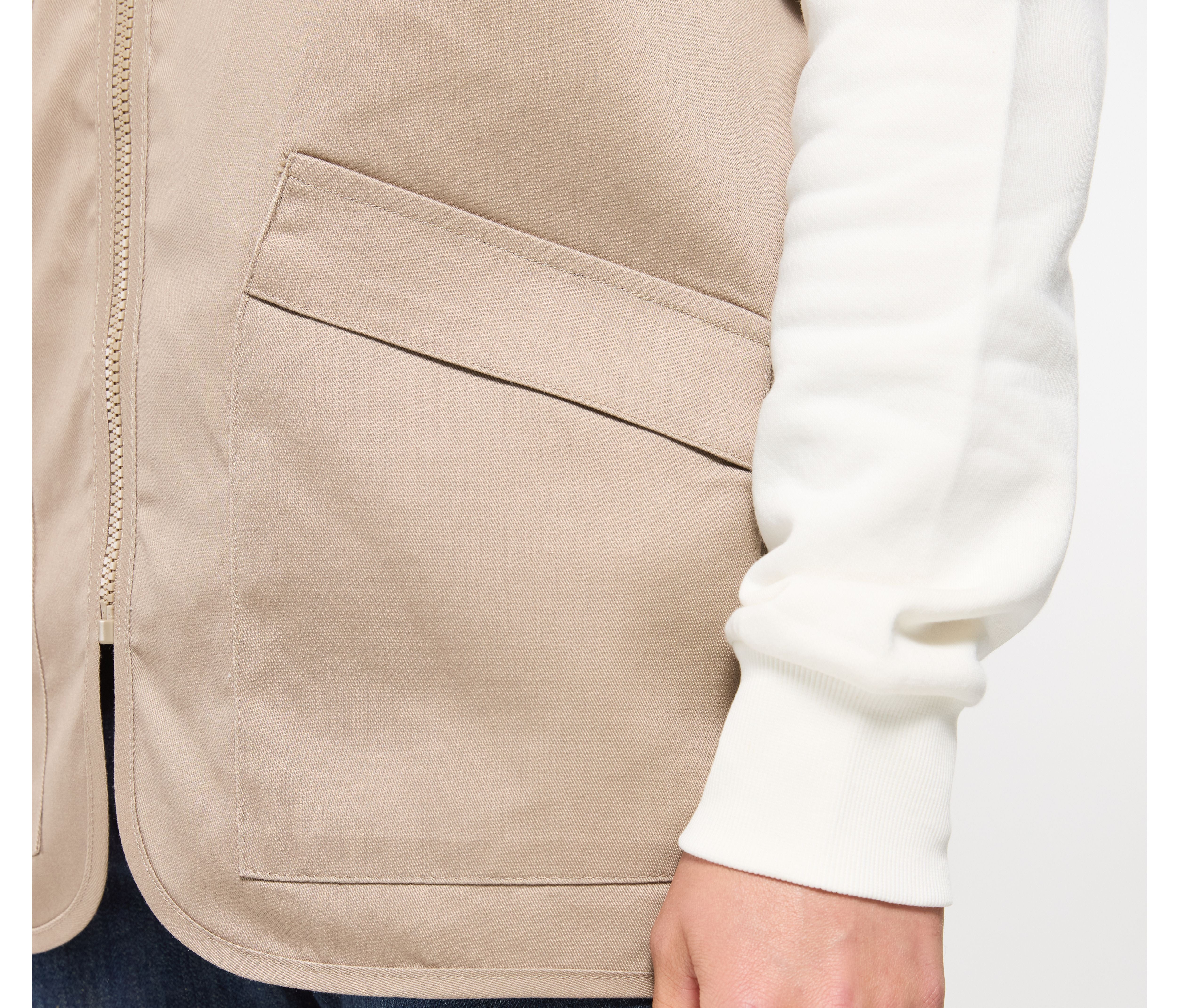 Gilet multi-poches polycoton
