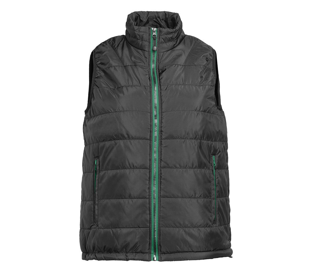 Bodywarmer Tendance Femme - Black/kelly Green