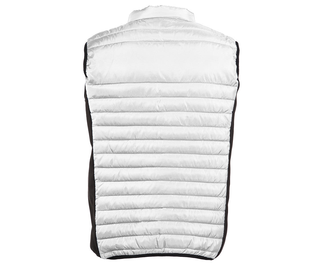 Bodywarmer Bi-Matière Homme - White/black