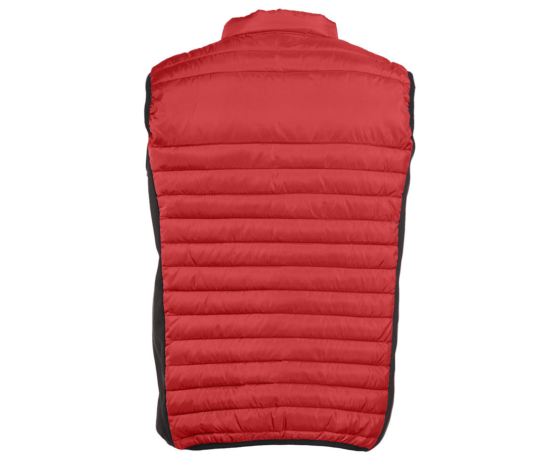 Bodywarmer Bi-Matière Homme - Red/black