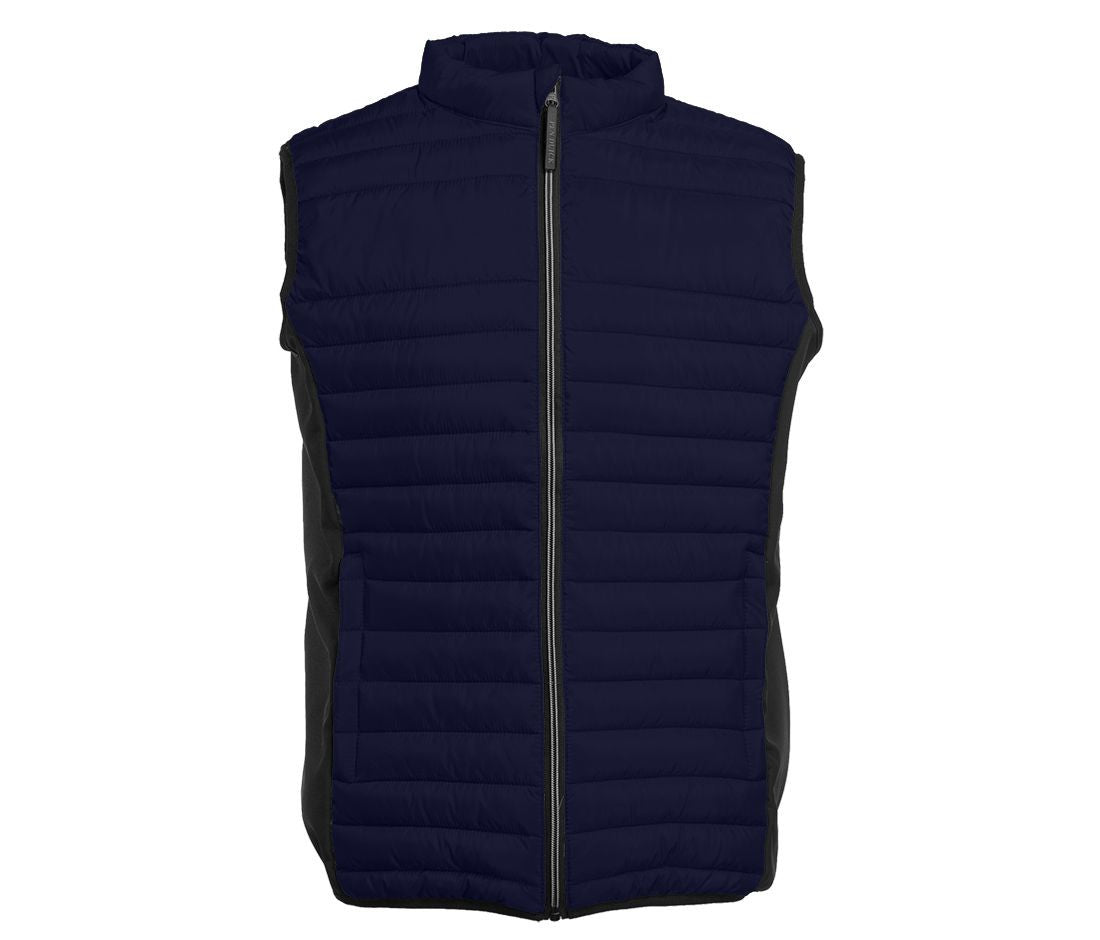 Bodywarmer Bi-Matière Homme - Navy/black