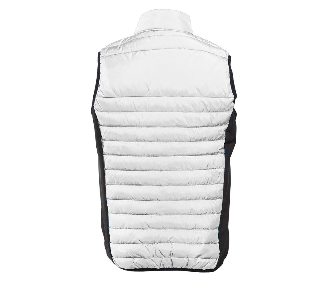 Bodywarmer Bi-Matière Femme - White/black